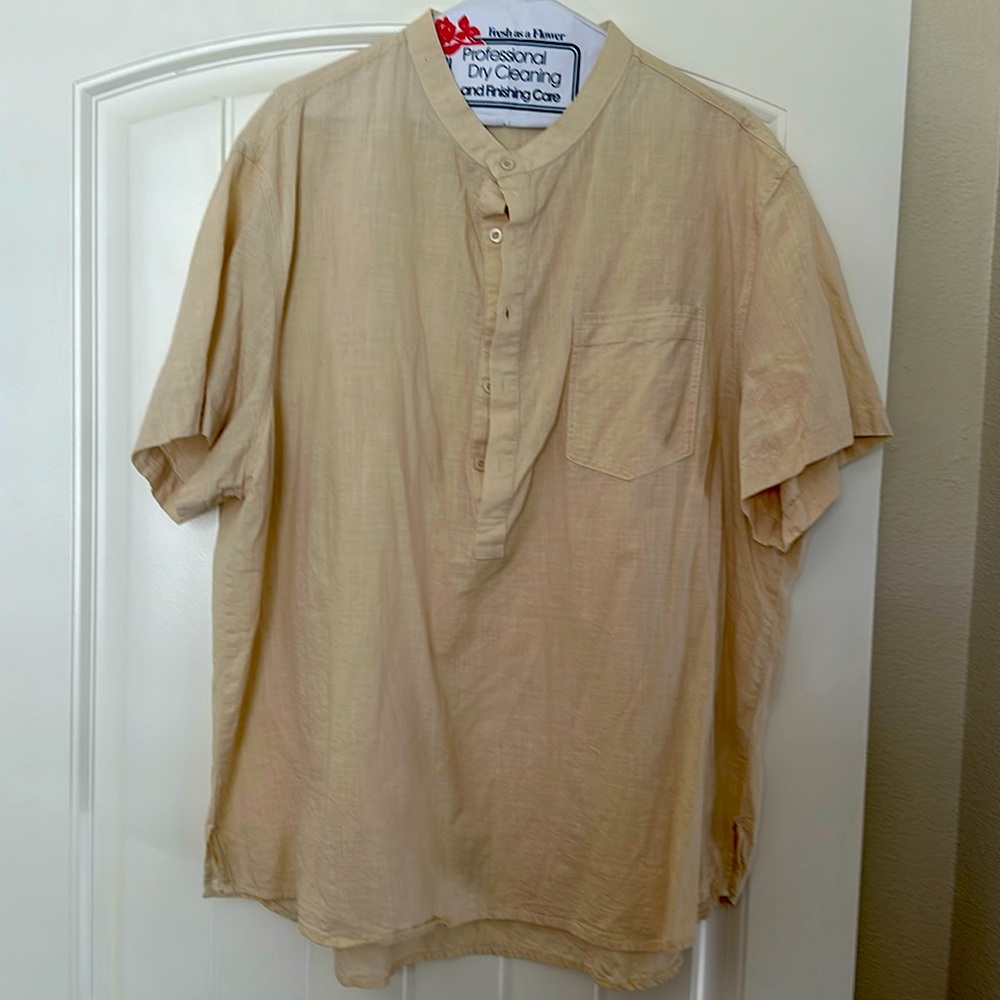 Unbranded Mens Linen short sleeve shirt. Excellent Condition